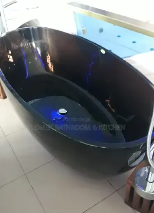 Black Acrylic Bathtub