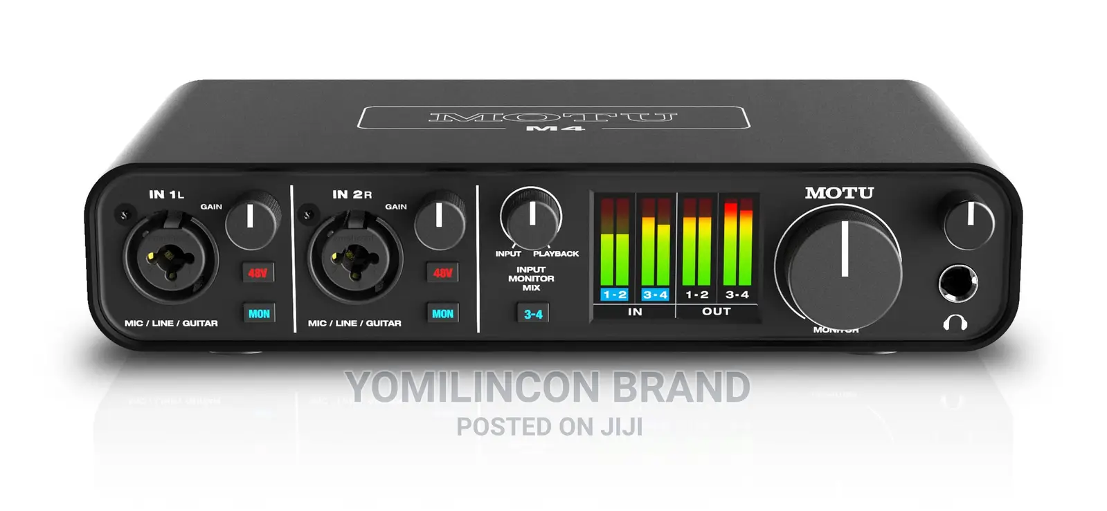 MOTU M4 4×4 USB-C Audio Interface