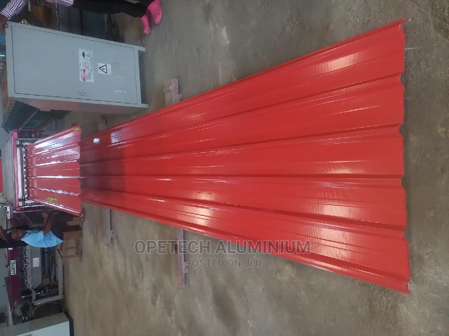 Long Span Aluminium Red Colour