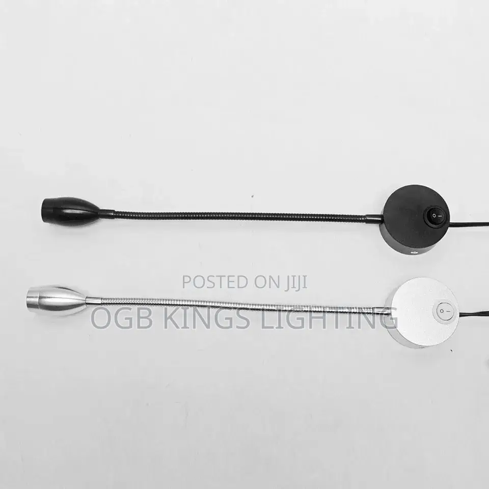 LED Bedside Book Light Flexible Hose 3w