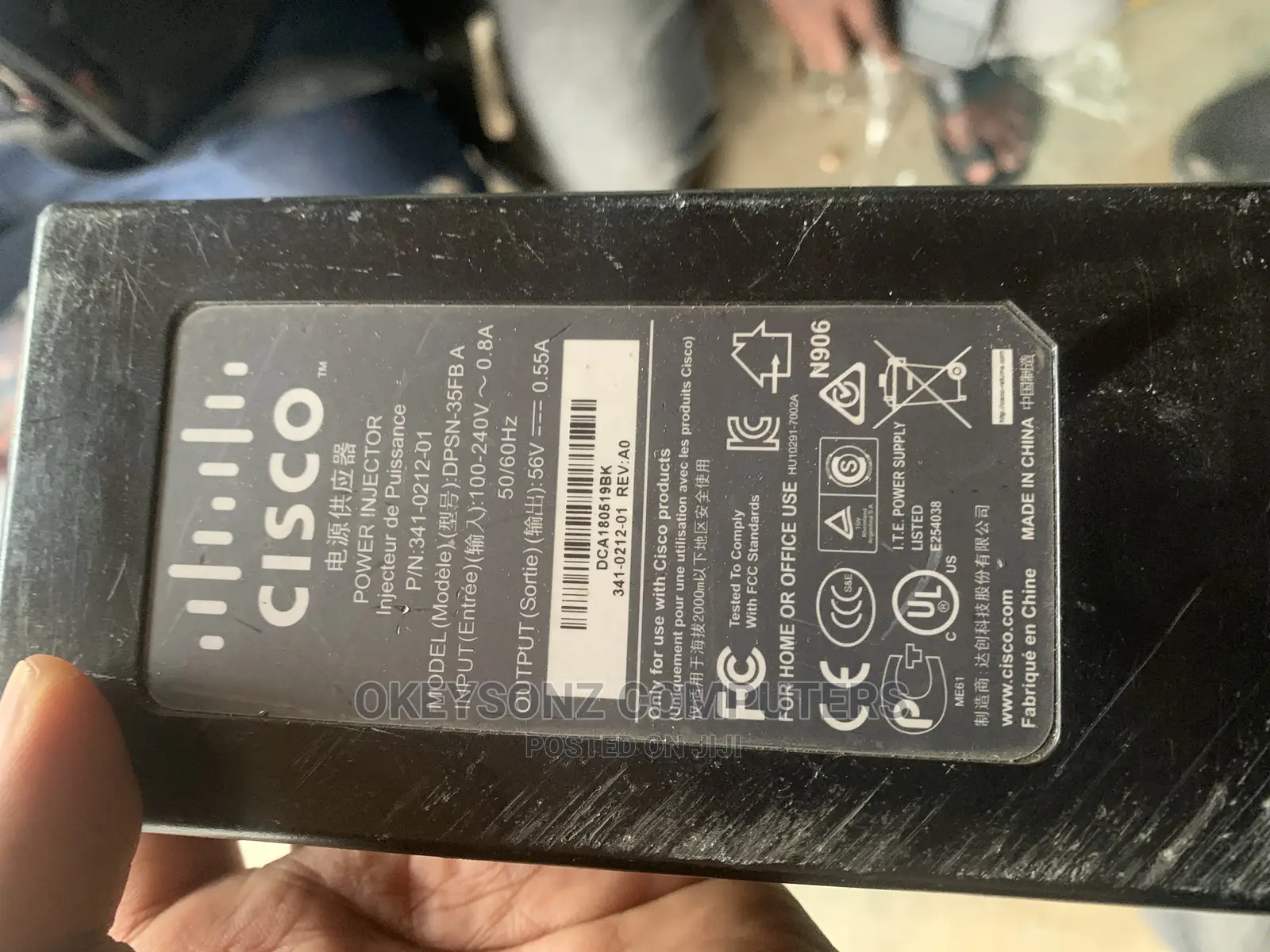 Cisco 56volts Poe Power Injector