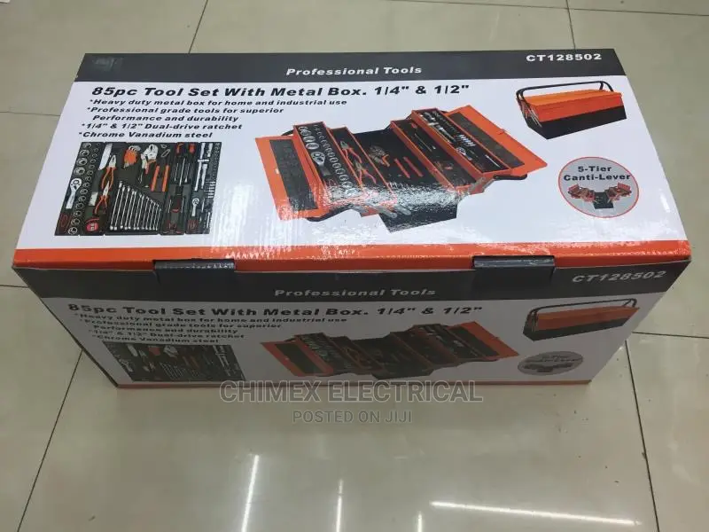 85pcs Tools Set With Metal Box