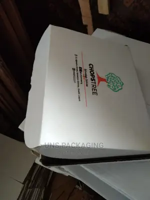 White Self Lock Corrugated Carton Box With Your Logo.