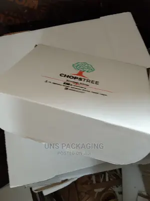 White Self Lock Corrugated Carton Box With Your Logo.