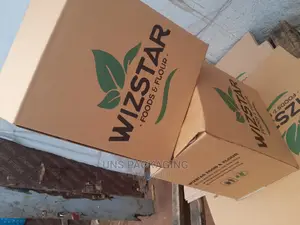 Two Colored Print Product Carton Box.
