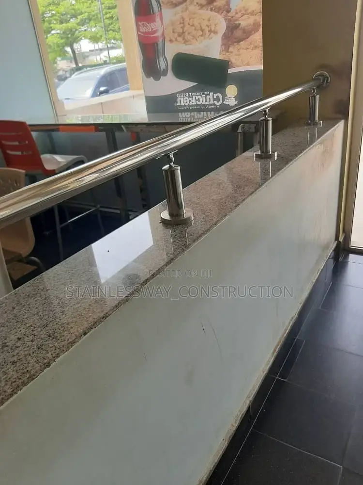 Dark Grey Short Stand Handrail