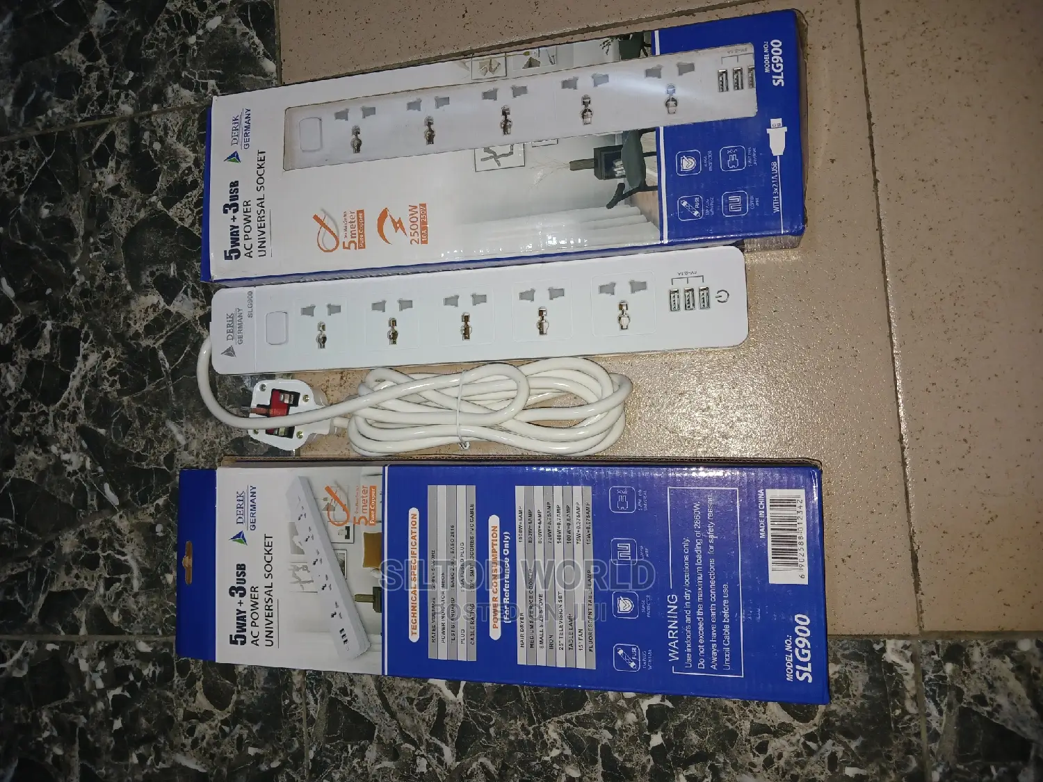 AC Power Universal Extension Socket With USB