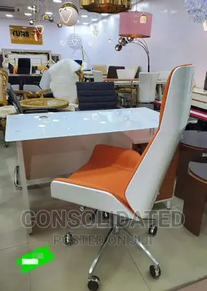 Unique Wooden Back Executive Office Chair