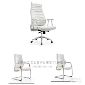 Executive Swivel Chair and 2 Visitors