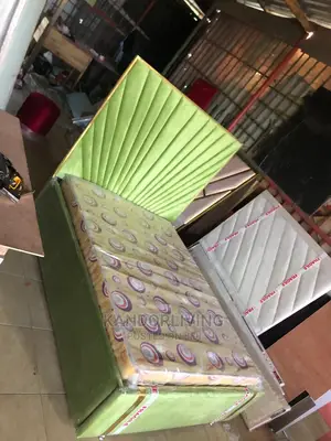 Bed Frame With Mattress/2 Pillows