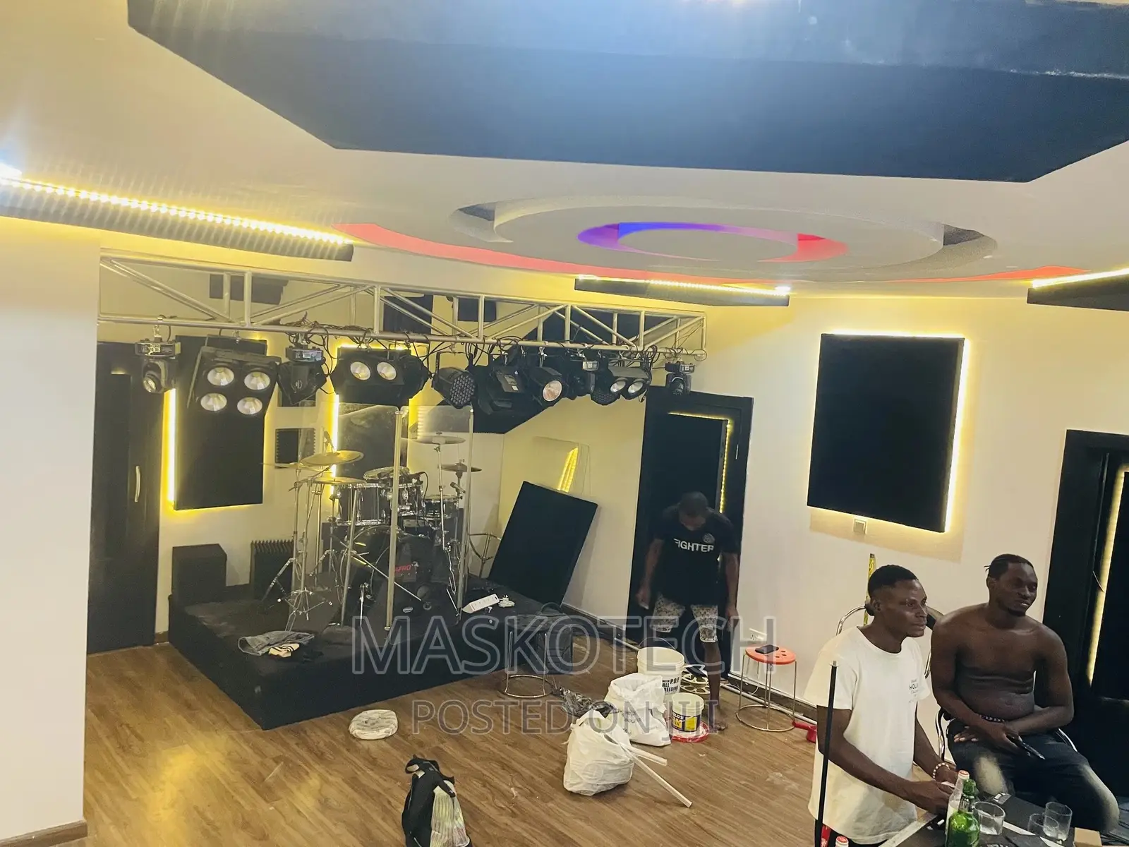 Industrial Studio Setup and Soundproofing