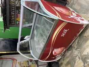 12 Plates Curved Ice Cream Display