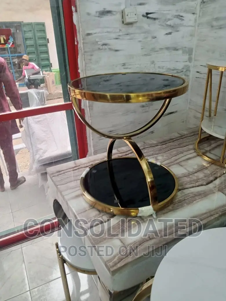 Glass Side Stool