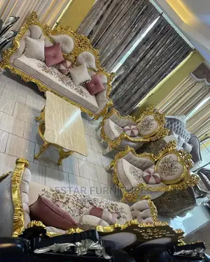 Luxury 8 Seater Marble Top Dining Table Set.