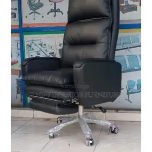 High-Back Recliner Chair With Footrest