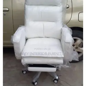 High-Back Recliner Chair With Footrest