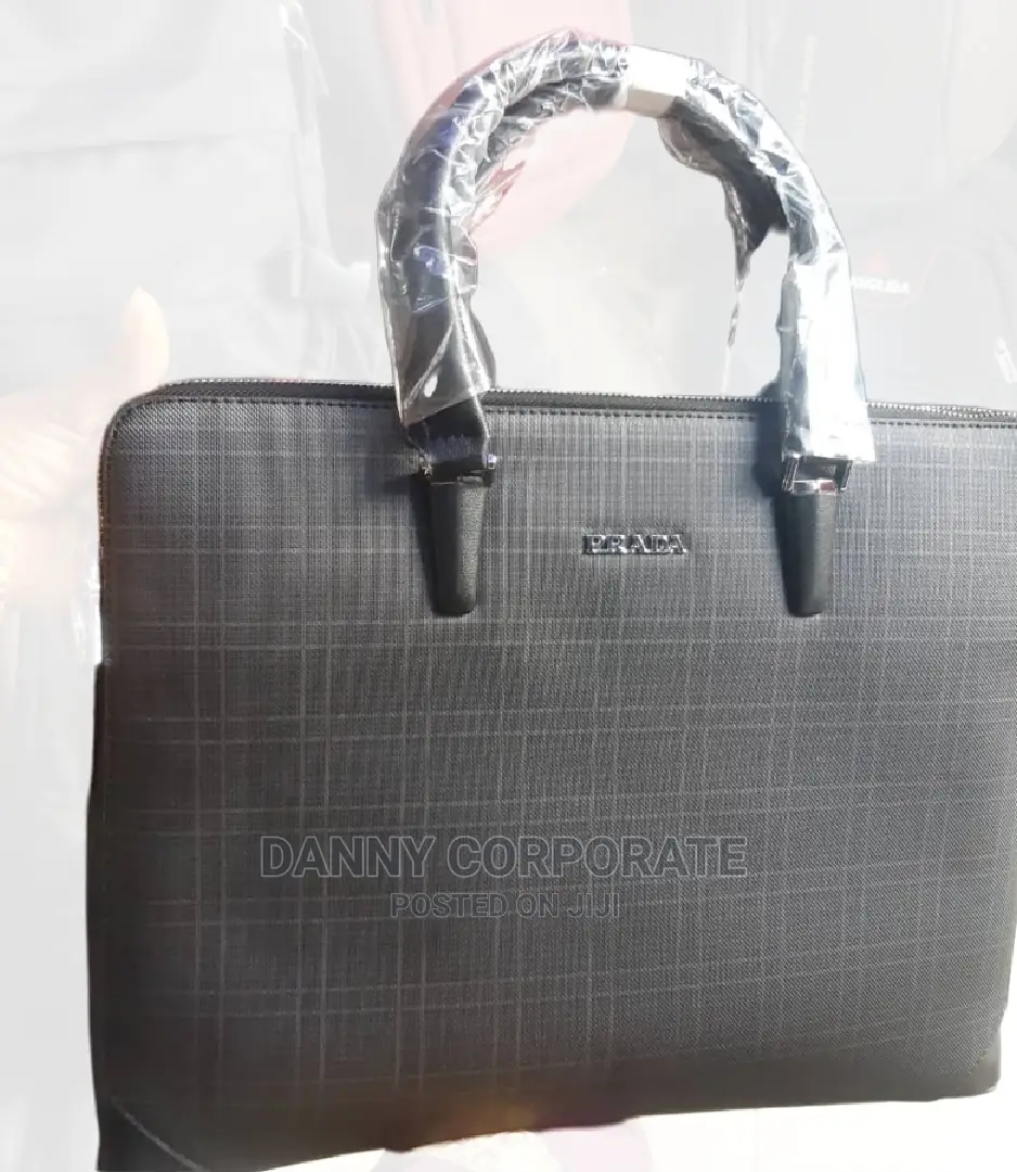PRADA Men's Leather Executive Office Bags