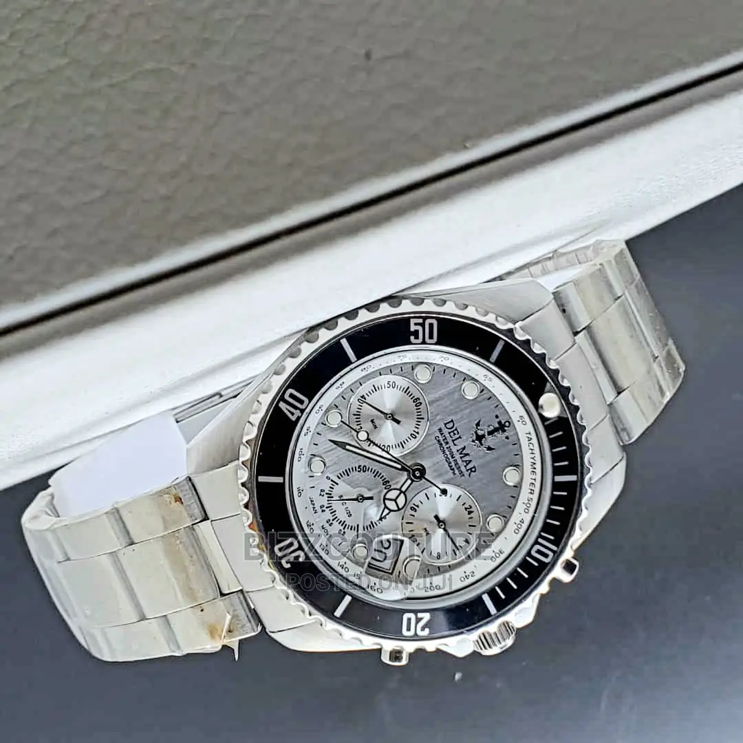 Original DEL MARS Silver Steel Watch Available in Store