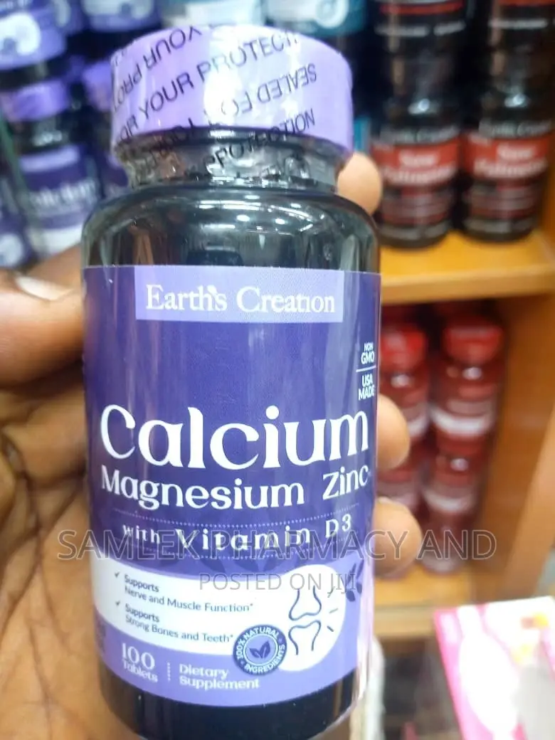 Earth Creation Calcium, Magnesium, Zinc Vitamin D3 in Lagos Island (Eko