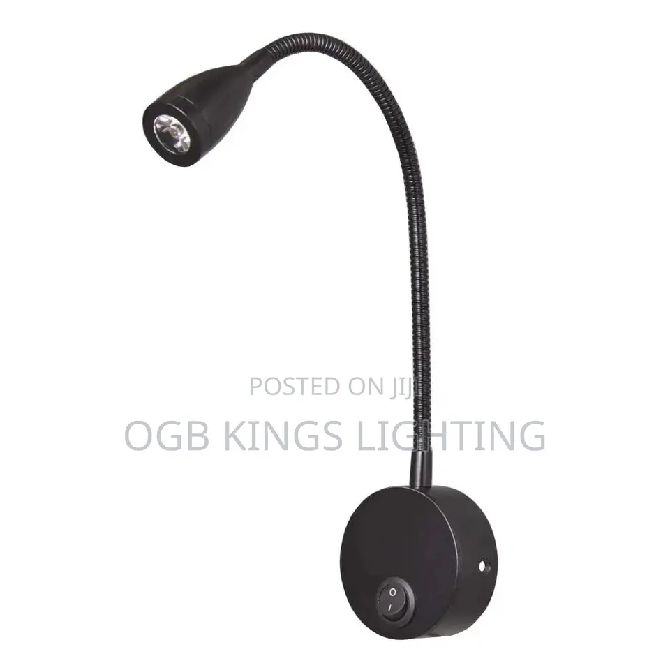 LED Bedside Book Light Flexible Hose 3w