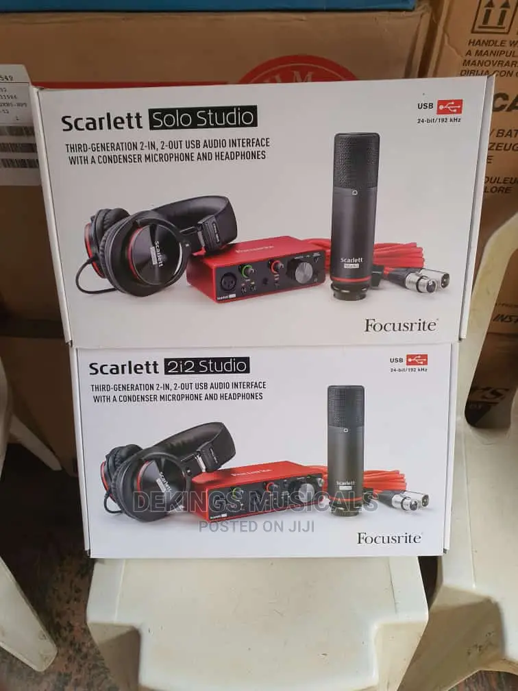 Focusrite Studio Scarlett 2i2 (3rd Gen) Usb Audio Interface