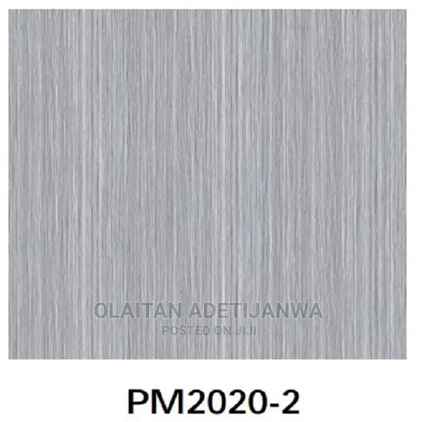 Grey Vinyl Waterproof Wood Replica Wallpaper