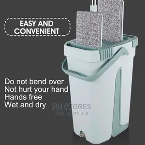 Scratch Mop With Bucket (Self Squeeze)