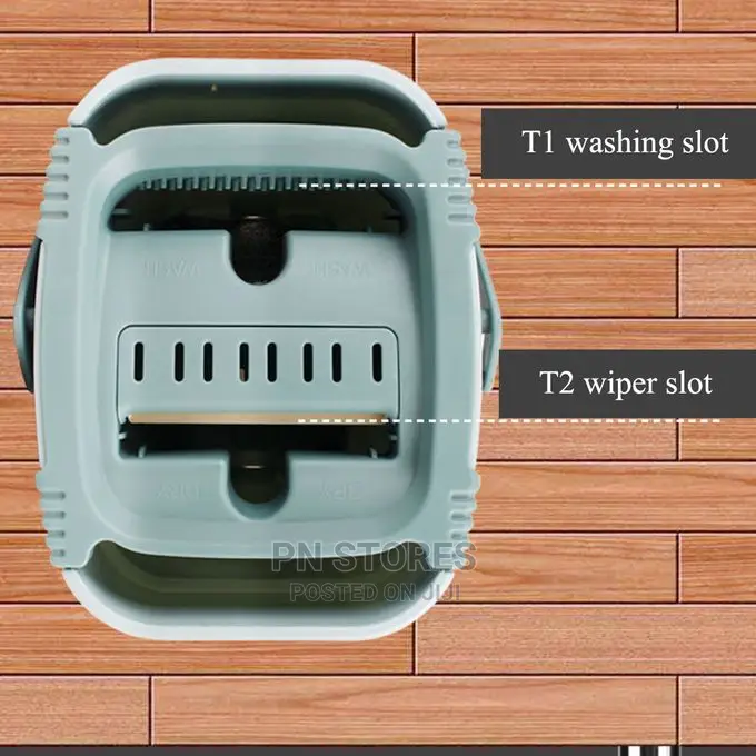 Scratch Mop With Bucket (Self Squeeze)