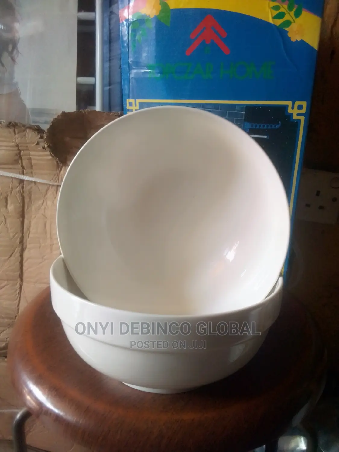 6pcs Breakable Soup Bowls Set Big Size.