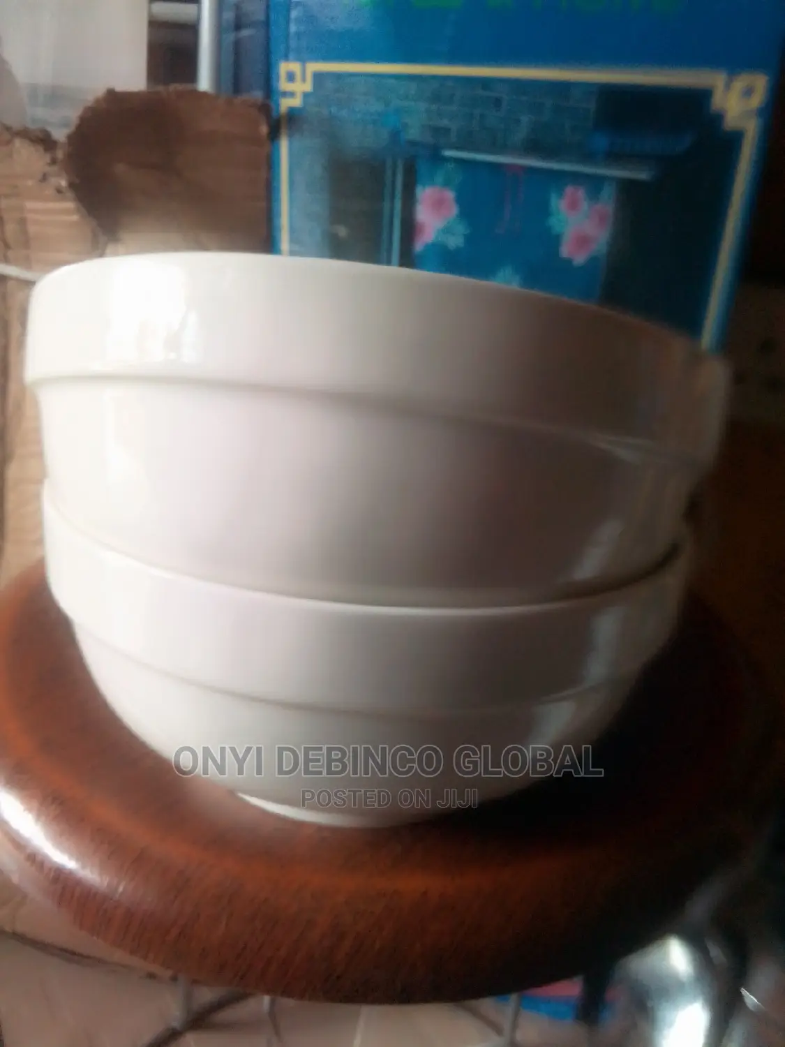 6pcs Breakable Soup Bowls Set Big Size.