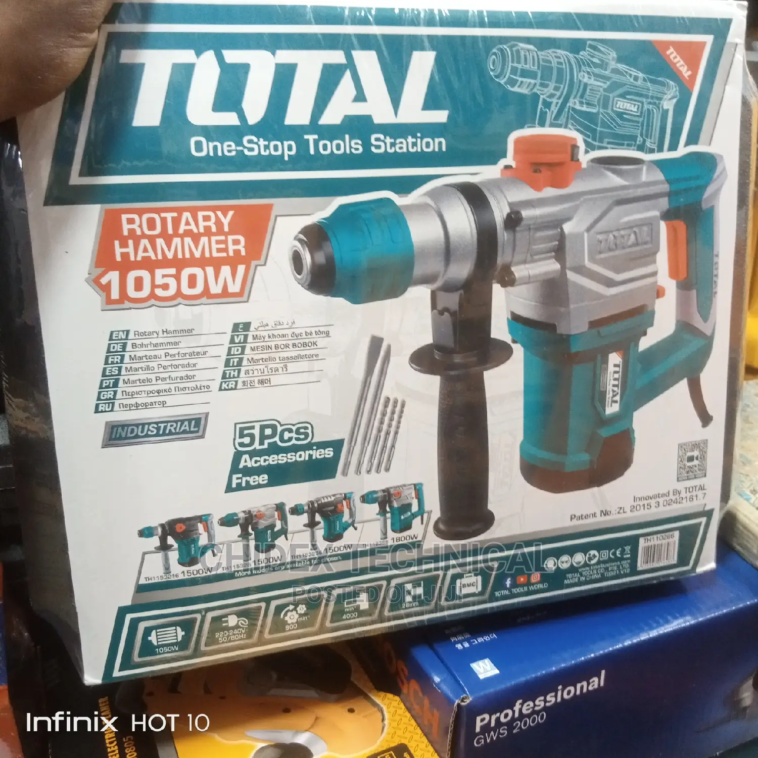Rottary Harmer Drill 1050w