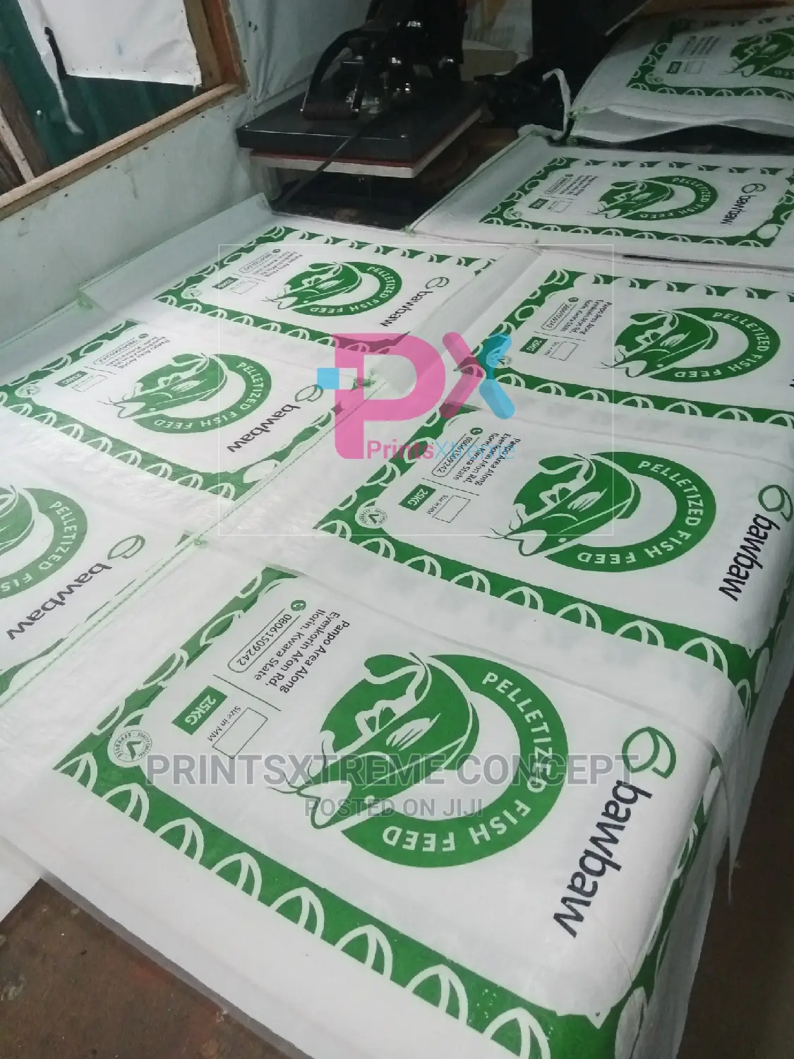 Rice and Garri Sack Printing for Product Packaging