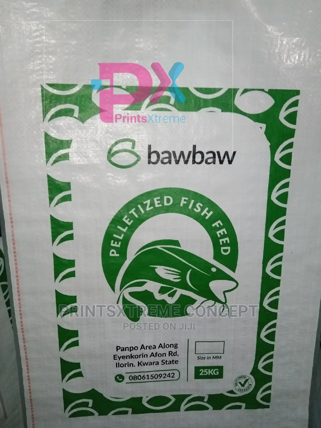 Rice and Garri Sack Printing for Product Packaging