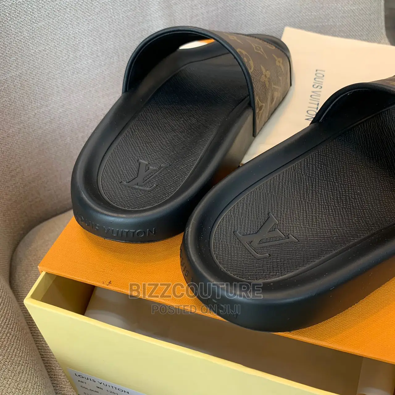 Original LOUIS VUITTON Slides Available in Store