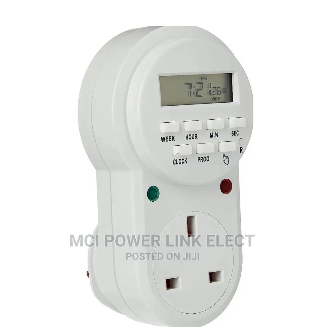 Electronic Digital Mains Timer Socket Plug-in With LCD