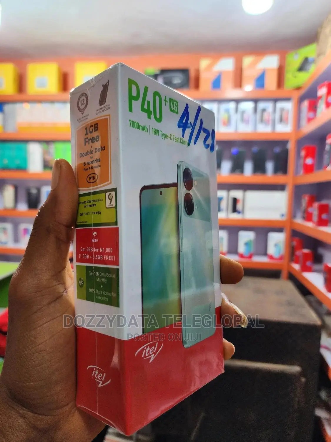 New Itel P40+ 128 GB