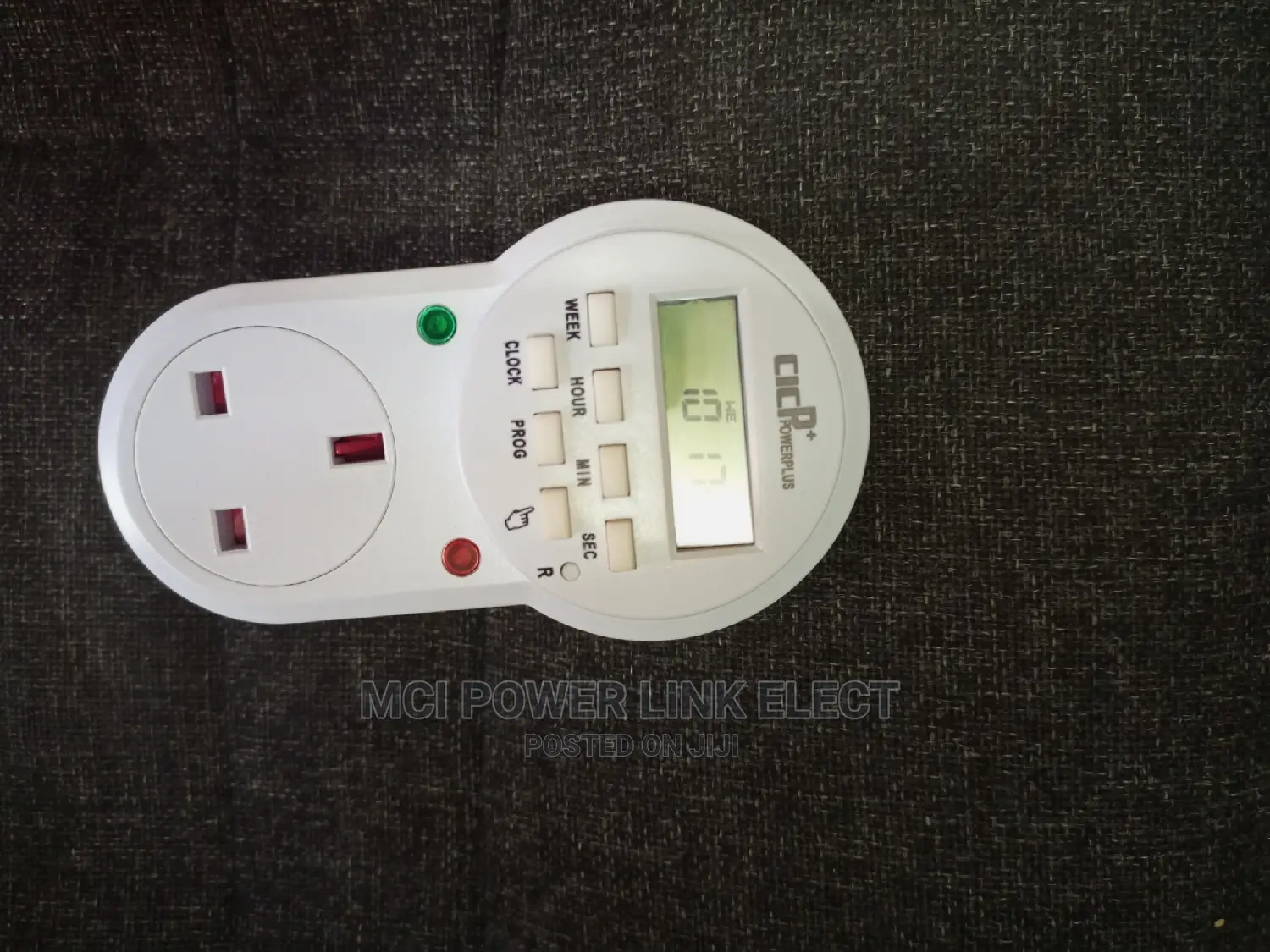 Electronic Digital Mains Timer Socket Plug-in With LCD