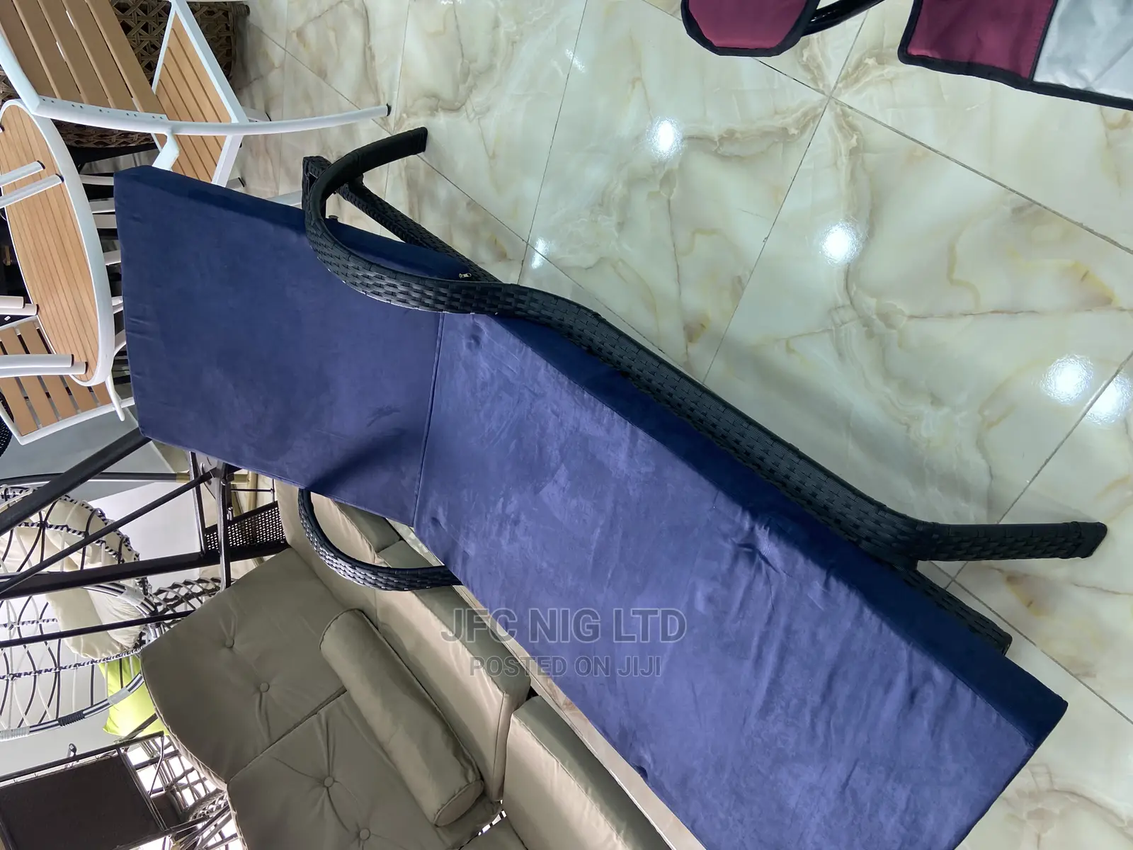 Swimming Bed With a Side Table