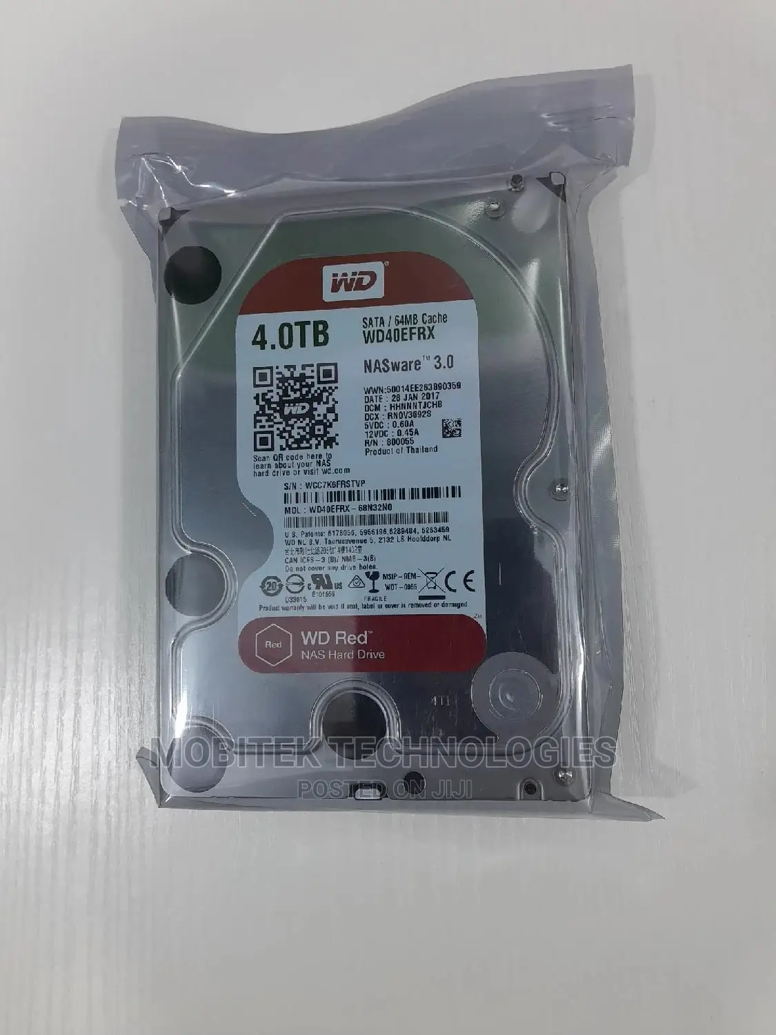 4tb Wd Red Nas Sata Desktop Hard Drive