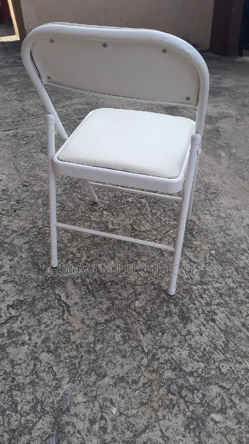 White Folding Chair