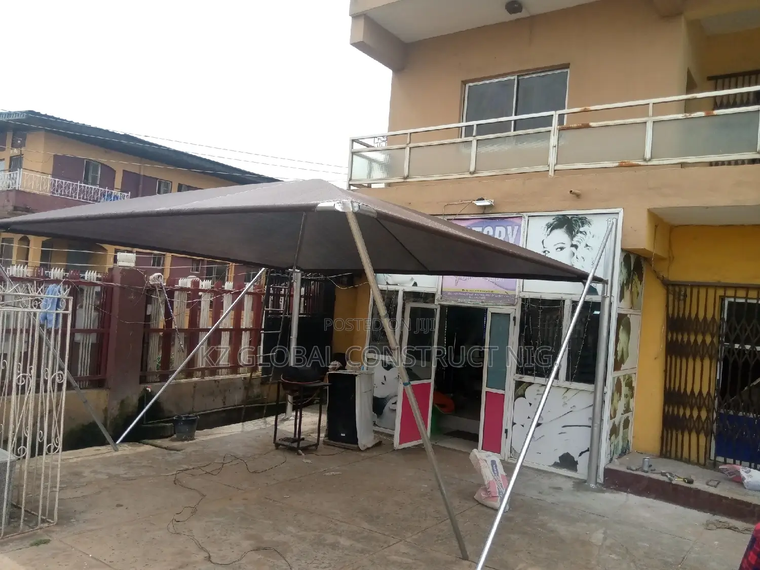 Car Port Installation 17ft by 17ft