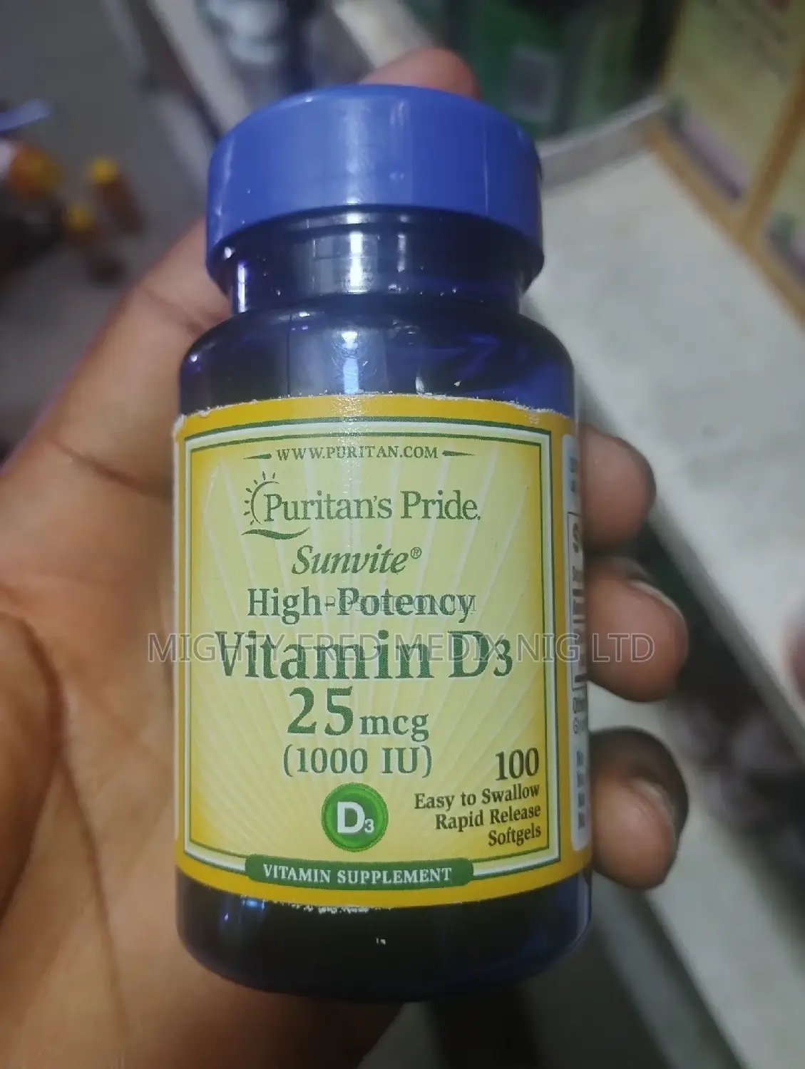 High Potency Vitamin D3(1000iu)