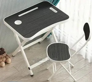 Foldable Wooden Laptop Table With Stand And Chair