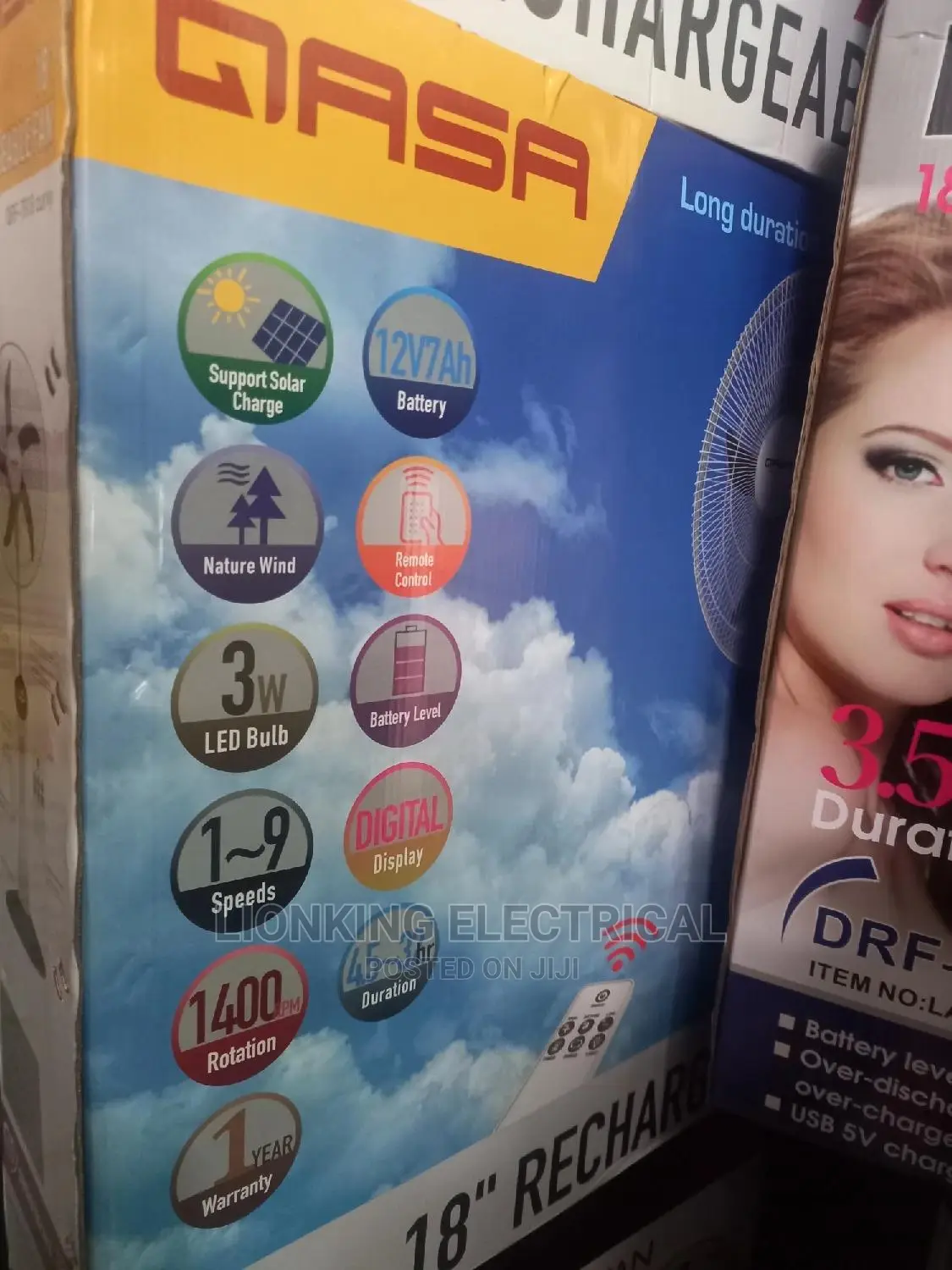 Rechargeable Fan