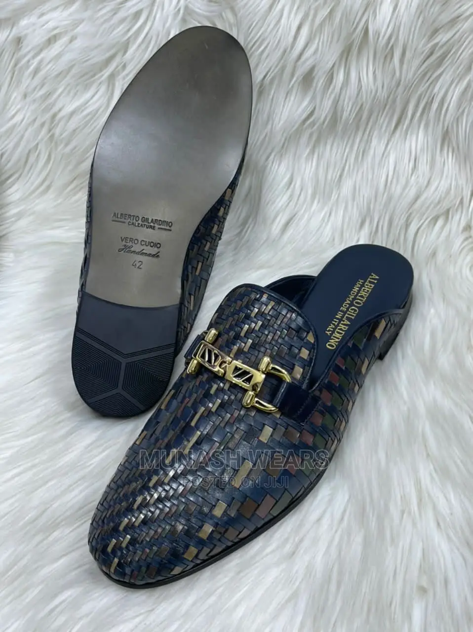 Italian Leather Half Shoe