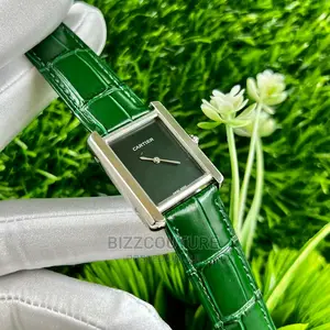 Original CARTIER Leather Strap Watch Available in Store