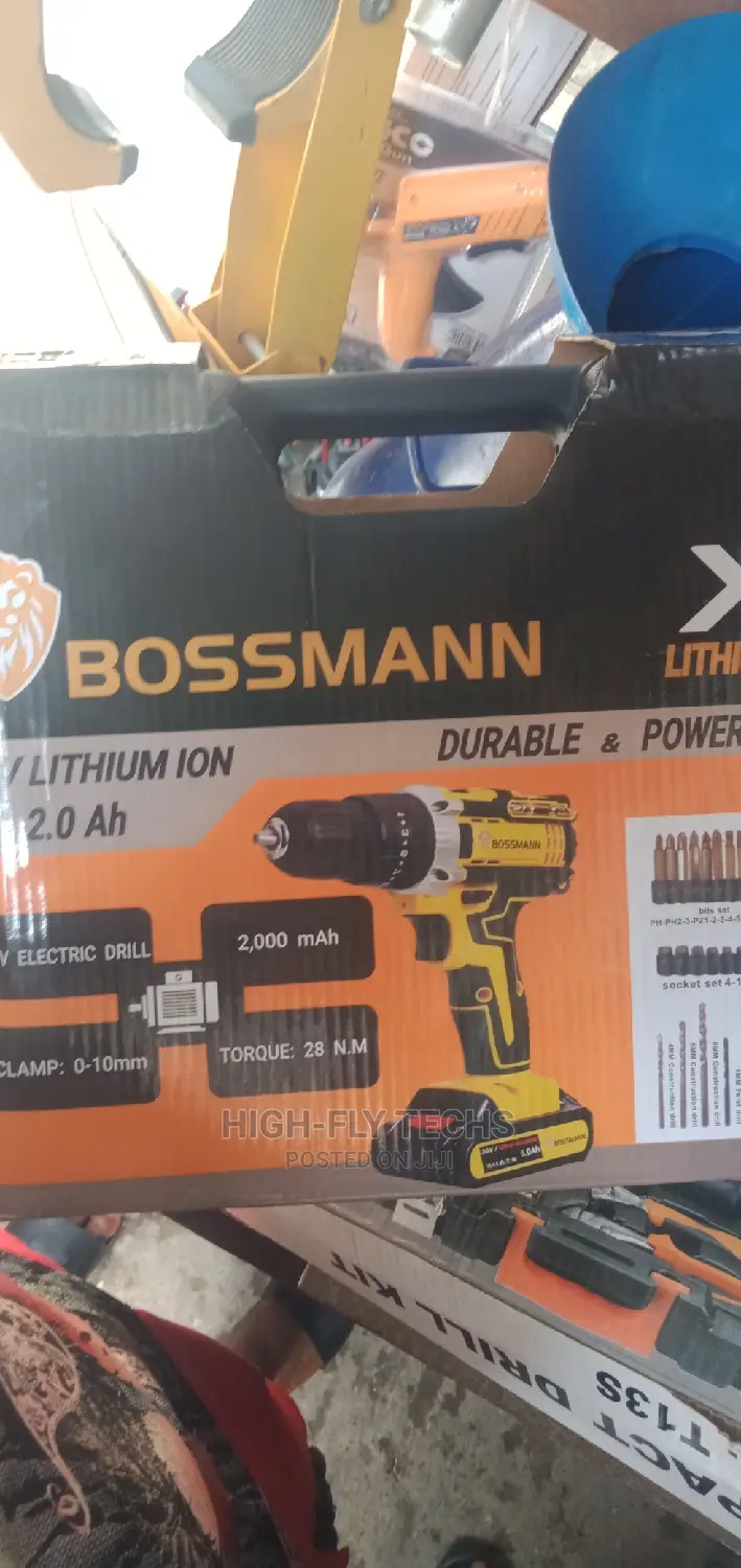 Bossmann 36V Lithium Ion Electric Drill