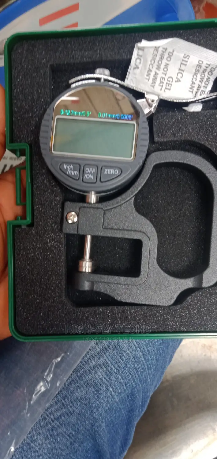 Digital Thickness Gauge 0~12.7mm/0.5 Inch LCD Display