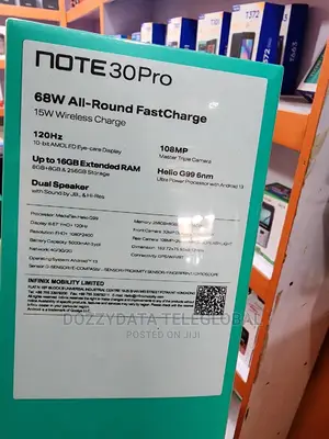 New Infinix Note 30 Pro 256 GB