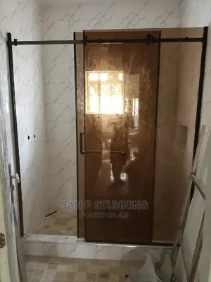 Sliding Door Dark Grey Shower Cubicle Design for You